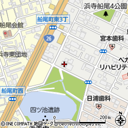大阪府堺市西区浜寺船尾町東4丁19周辺の地図