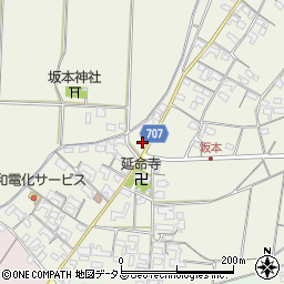 三重県多気郡明和町坂本747-1周辺の地図