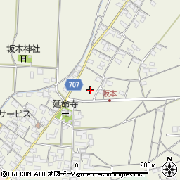 三重県多気郡明和町坂本1353周辺の地図