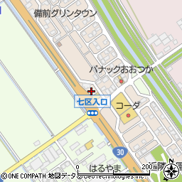 岡南油業株式会社周辺の地図