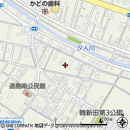岡山県倉敷市連島町鶴新田1001周辺の地図