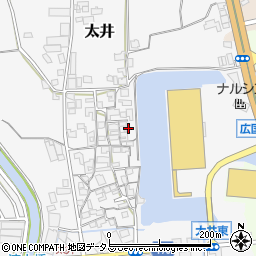 大阪府堺市美原区太井313周辺の地図