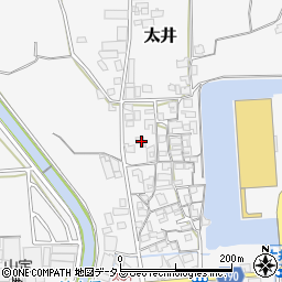 大阪府堺市美原区太井301周辺の地図
