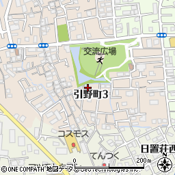 大阪府堺市東区引野町3丁153周辺の地図