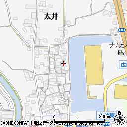 大阪府堺市美原区太井312周辺の地図