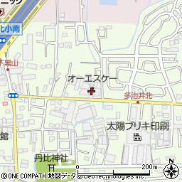 大阪府堺市美原区多治井194周辺の地図