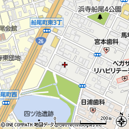 大阪府堺市西区浜寺船尾町東4丁31周辺の地図