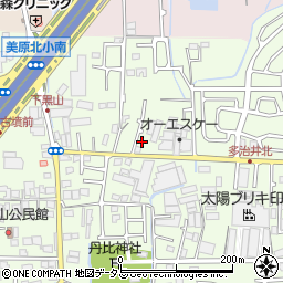大阪府堺市美原区多治井177周辺の地図