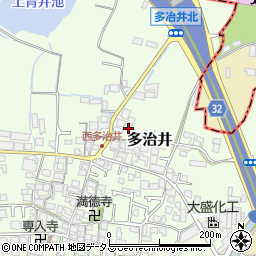大阪府堺市美原区多治井519-4周辺の地図