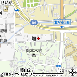 奈良県香芝市畑1177-2周辺の地図