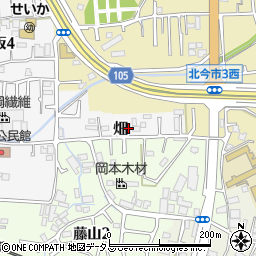 奈良県香芝市畑1177-1周辺の地図