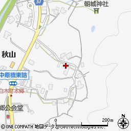 広島県広島市安佐北区白木町秋山433周辺の地図