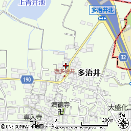 大阪府堺市美原区多治井496周辺の地図