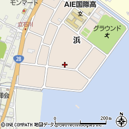 兵庫県淡路市浜周辺の地図