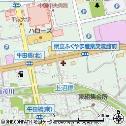 丸亀製麺 福山平成大学前店周辺の地図