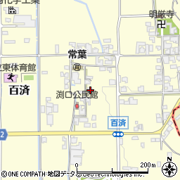 奈良県北葛城郡広陵町百済1696周辺の地図