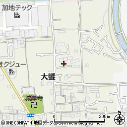 大阪府堺市美原区大饗57-8周辺の地図