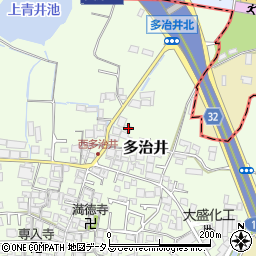 大阪府堺市美原区多治井519-3周辺の地図