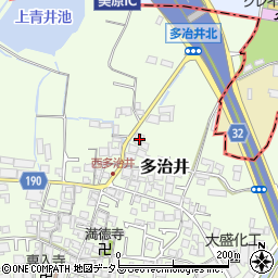 大阪府堺市美原区多治井515-2周辺の地図