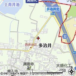 大阪府堺市美原区多治井515周辺の地図