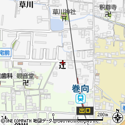 奈良県桜井市辻周辺の地図