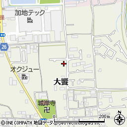 大阪府堺市美原区大饗225-1周辺の地図