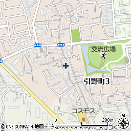 大阪府堺市東区引野町3丁112周辺の地図