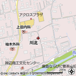 広島県福山市神辺町川北周辺の地図