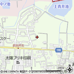 大阪府堺市美原区多治井320-5周辺の地図
