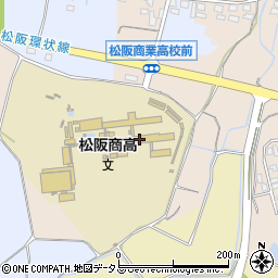三重県立松阪商業高等学校周辺の地図