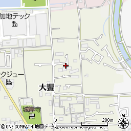 大阪府堺市美原区大饗51-5周辺の地図
