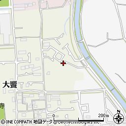 大阪府堺市美原区大饗36-9周辺の地図