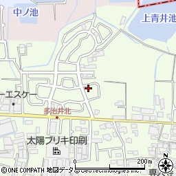 大阪府堺市美原区多治井308-18周辺の地図
