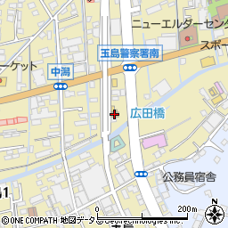 岡山ダイハツ販売ダイハツ新倉敷周辺の地図