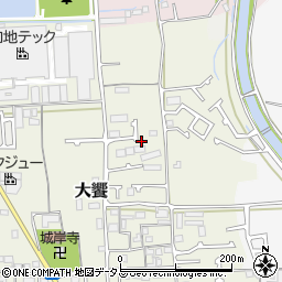 大阪府堺市美原区大饗51-6周辺の地図