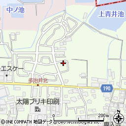 大阪府堺市美原区多治井308周辺の地図
