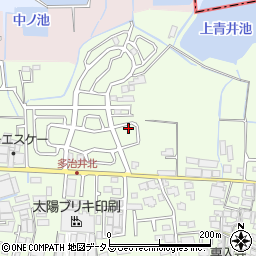 大阪府堺市美原区多治井308周辺の地図