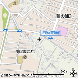 岡山県倉敷市連島町鶴新田112-12周辺の地図