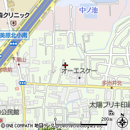 大阪府堺市美原区多治井174-13周辺の地図