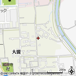 大阪府堺市美原区大饗27-12周辺の地図