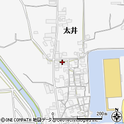 大阪府堺市美原区太井150-2周辺の地図