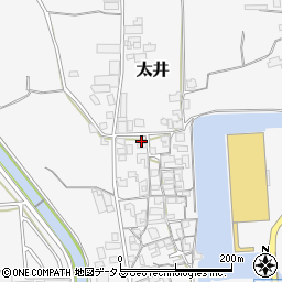 大阪府堺市美原区太井150-6周辺の地図