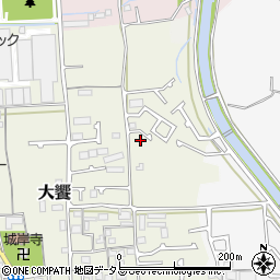 大阪府堺市美原区大饗27-9周辺の地図