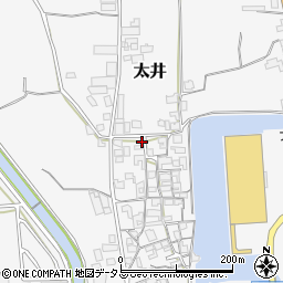 大阪府堺市美原区太井150-7周辺の地図