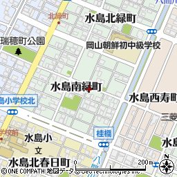 岡山県倉敷市水島南緑町周辺の地図