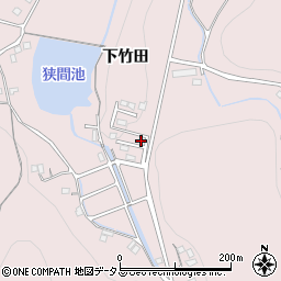 広島県福山市神辺町下竹田515-17周辺の地図