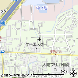 大阪府堺市美原区多治井199-17周辺の地図