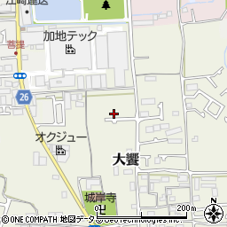 大阪府堺市美原区大饗228-9周辺の地図