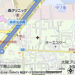 大阪府堺市美原区多治井171周辺の地図