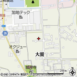 大阪府堺市美原区大饗228-7周辺の地図